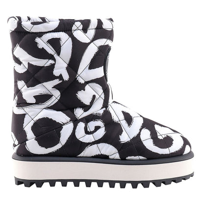Dolce & Gabbana Black Nylon Boot