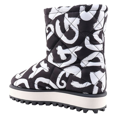 Dolce & Gabbana Black Nylon Boot