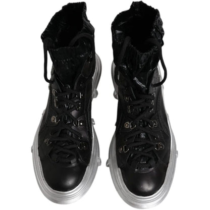 Dolce & Gabbana Black Nylon Boot