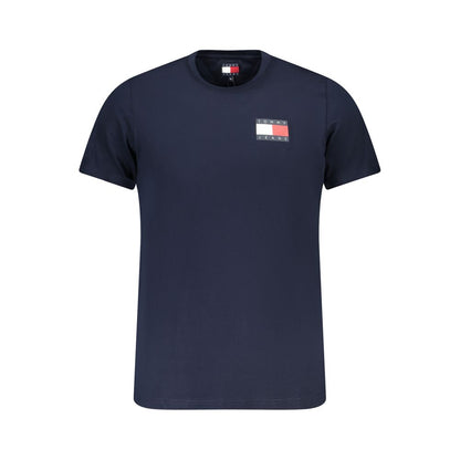 Tommy Hilfiger Blue Cotton Men T-Shirt