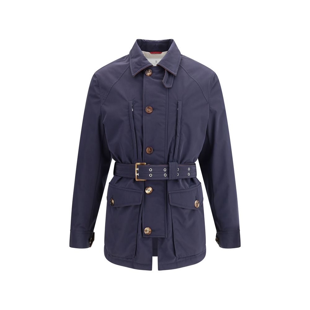 Brunello Cucinelli Membraned nylon saharan Jacket