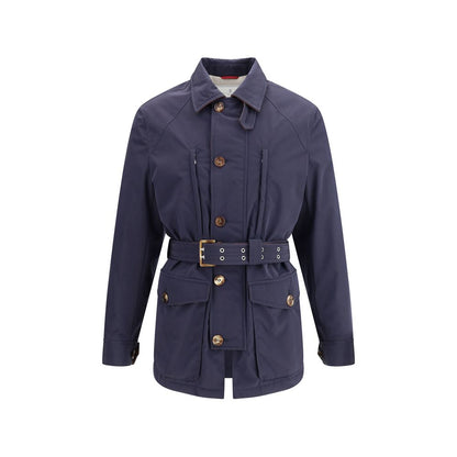 Brunello Cucinelli Membraned nylon saharan Jacket