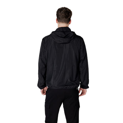 EA7 Emporio Armani Black Polyester Jackets & Coat