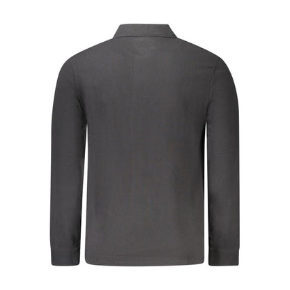Timberland Black Cotton Polo Shirt
