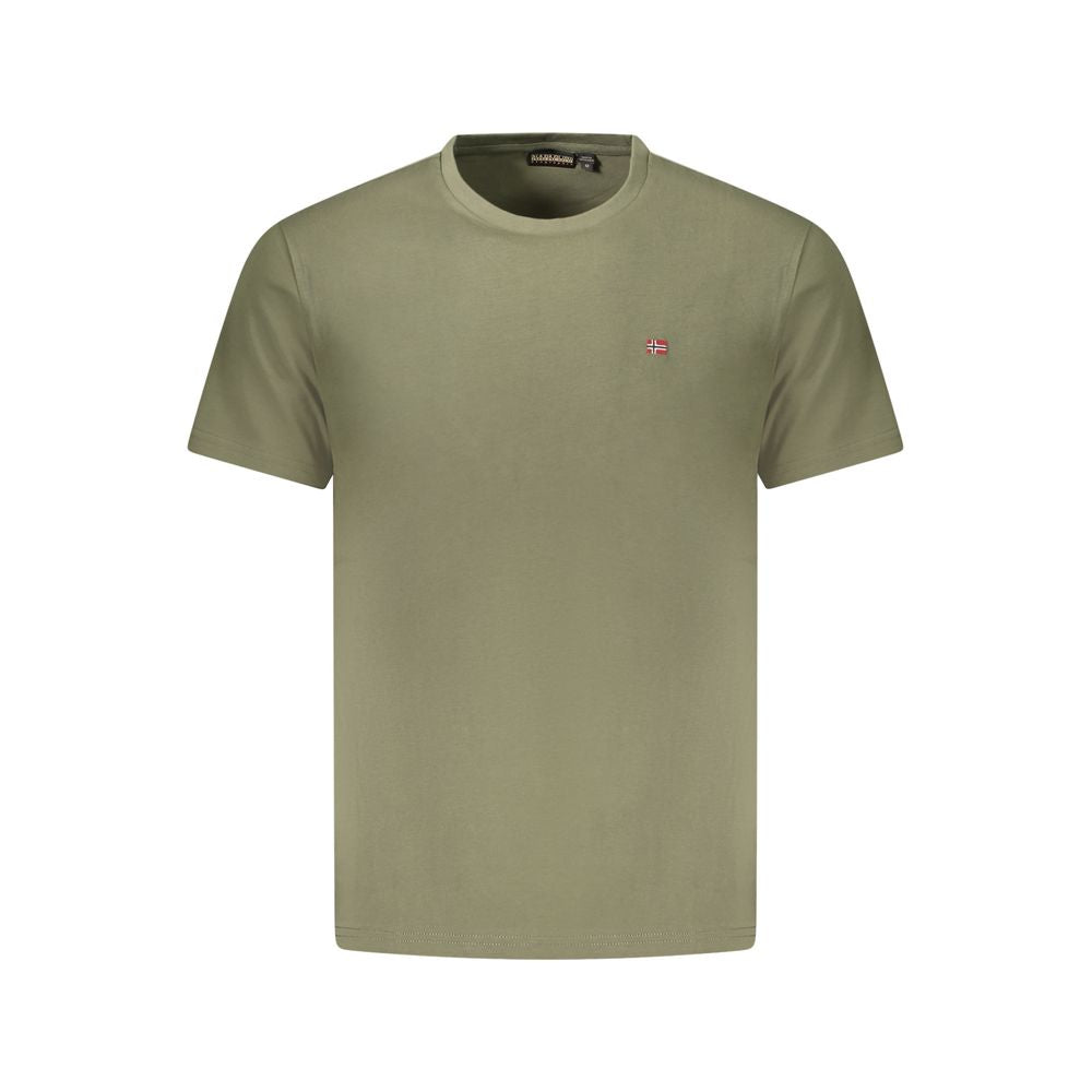 Napapijri Green Cotton T-Shirt