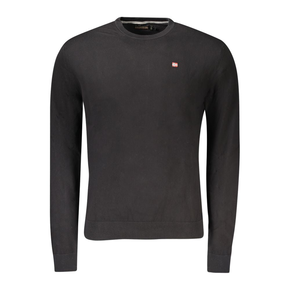 Napapijri Black Cotton Sweater