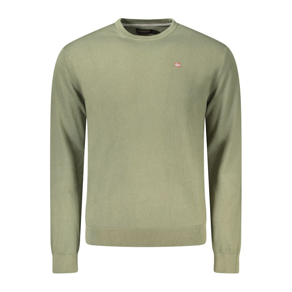 Napapijri Green Cotton Sweater