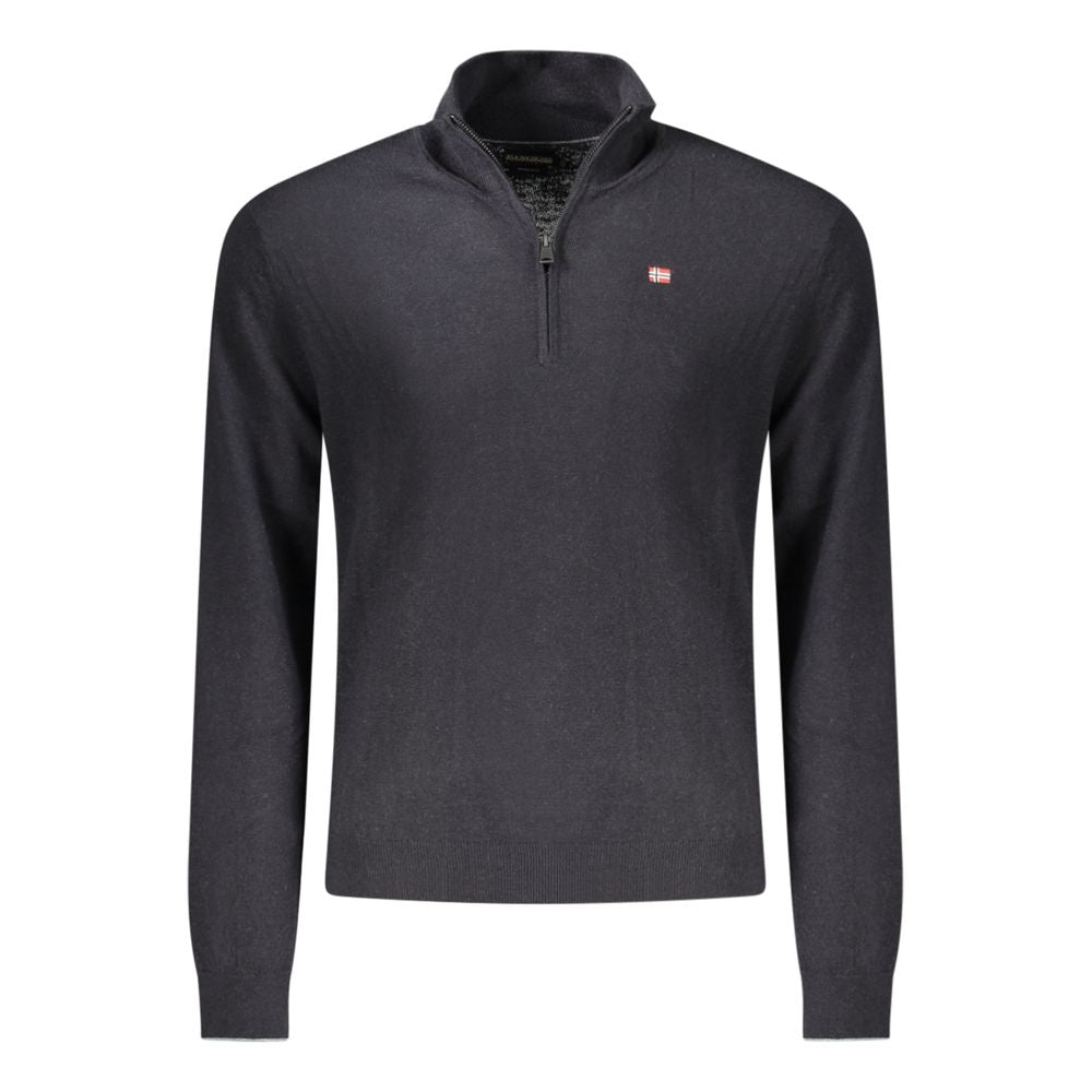 Napapijri Black Wool Sweater