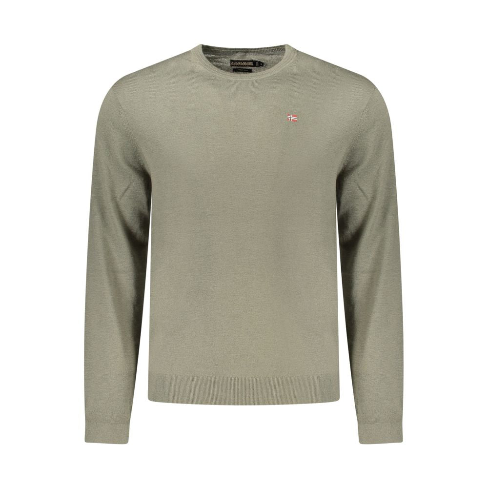 Napapijri Green Wool Sweater