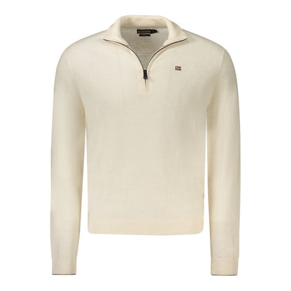 Napapijri White Wool Sweater