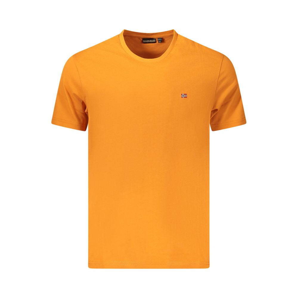 Napapijri Orange Cotton T-Shirt