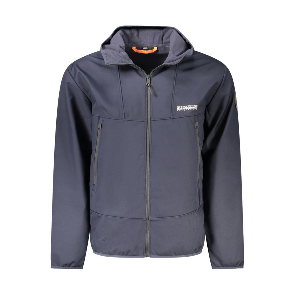 Napapijri Blue Polyester Jackets & Coat