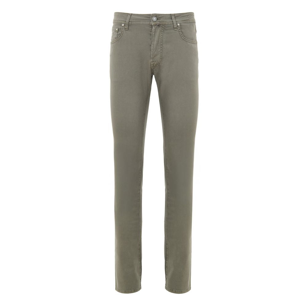 Jacob Cohen Gray Cotton Skinny Pant