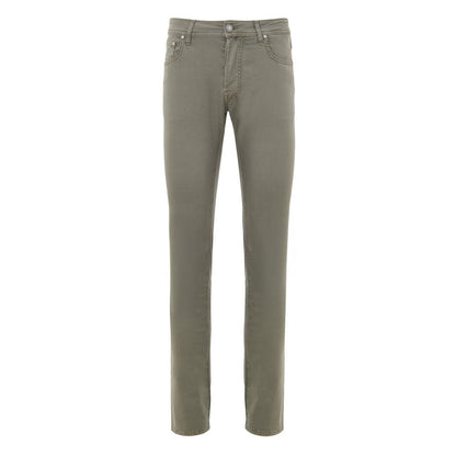 Jacob Cohen Gray Cotton Skinny Pant