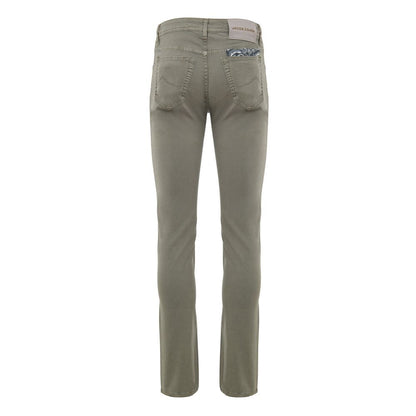 Jacob Cohen Gray Cotton Skinny Pant