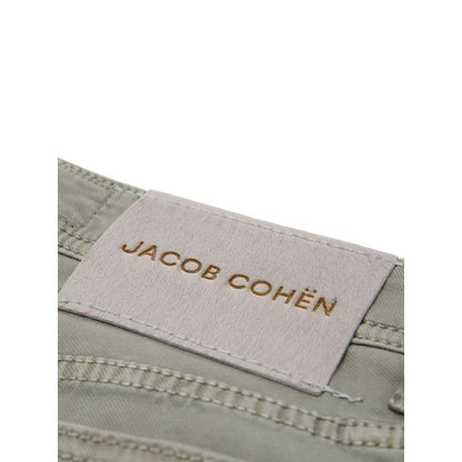 Jacob Cohen Gray Cotton Skinny Pant