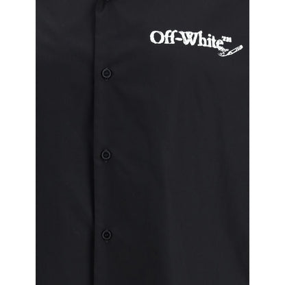 Off-White Bowling Shirt in Poplin
