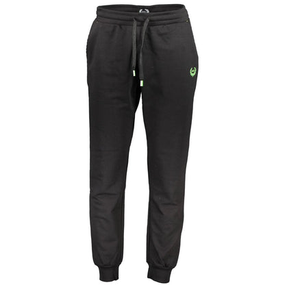 Gianmarco Venturi Black Cotton Jogger Pant