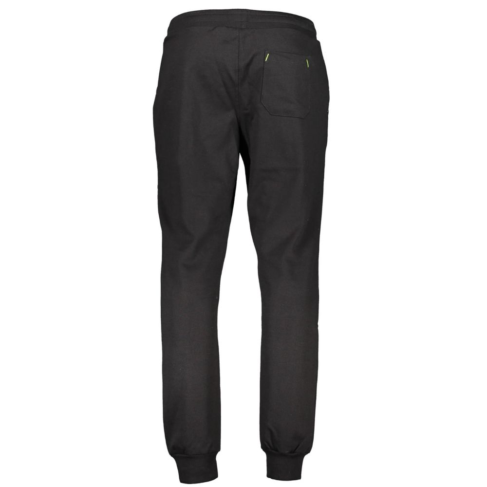 Gianmarco Venturi Black Cotton Jogger Pant