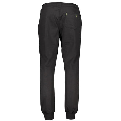 Gianmarco Venturi Black Cotton Jogger Pant