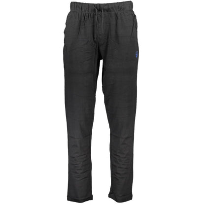 Gianmarco Venturi Black Cotton Jogger Pant