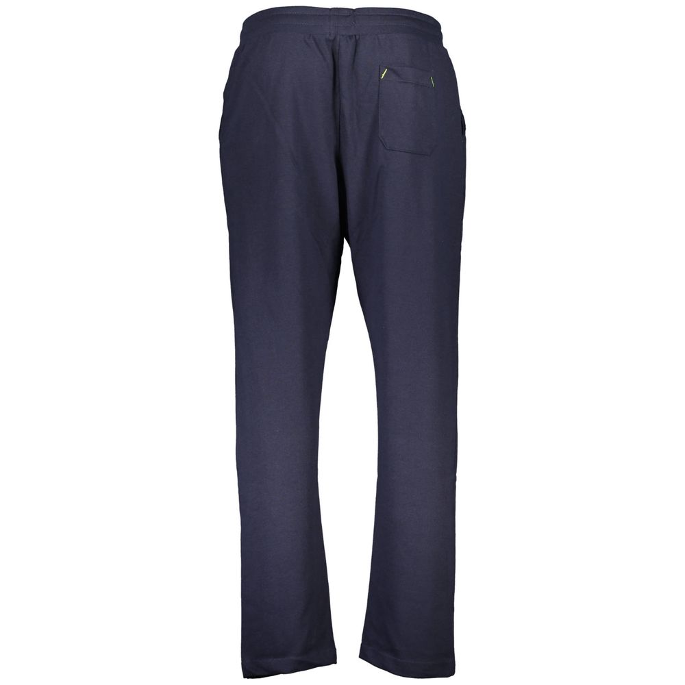 Gianmarco Venturi Blue Cotton Jogger Pant