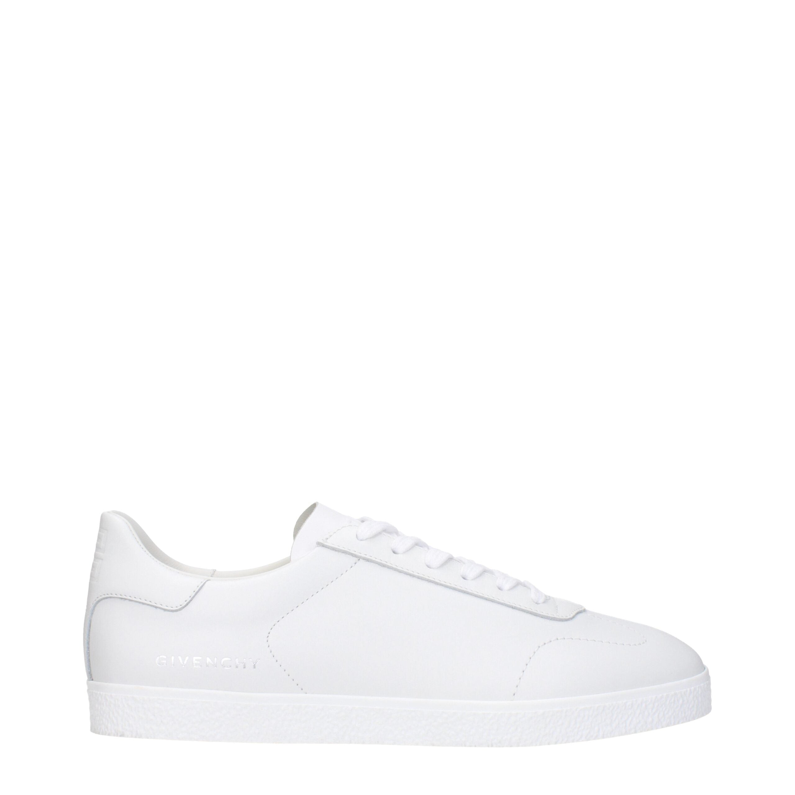 Givenchy White Leather Low Tops