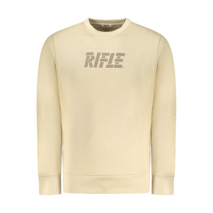 Rifle Beige Cotton Sweatshirt