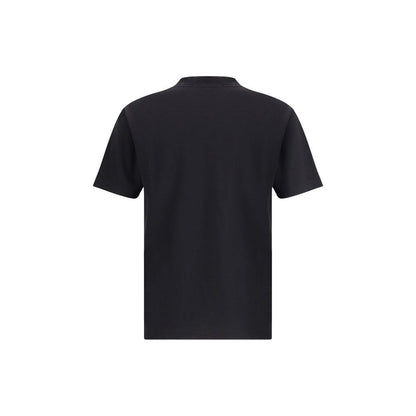 Stone Island Crew-neck T-shirt with monochrome compass logo
