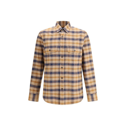 Brioni Multicolor Denim Shirt