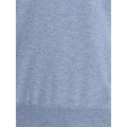 Brunello Cucinelli Light Blue Cashmere Cashmere Sweater