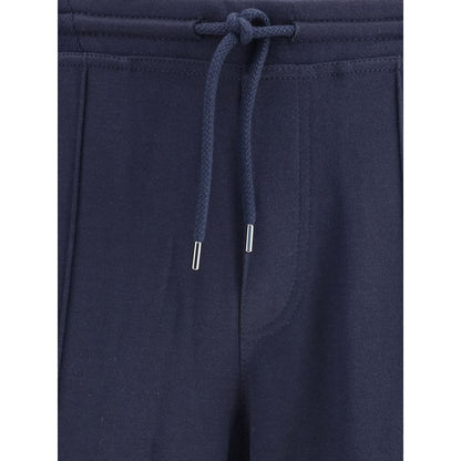 Brunello Cucinelli Blue Cashmere Athletic Jogger Pants