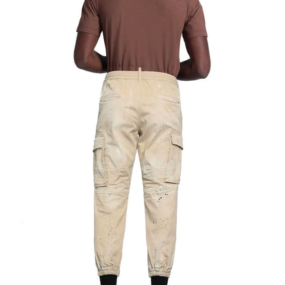 Dsquared² Beige Cotton Cargo Pants