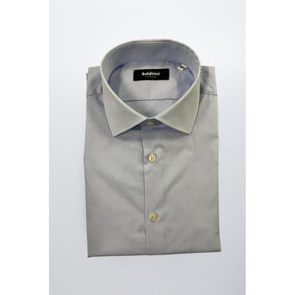 Baldinini Trend Light Blue Cotton Shirt