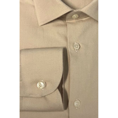 Baldinini Trend Beige Cotton Shirt