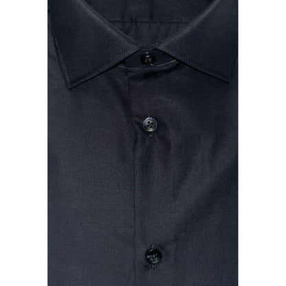 Baldinini Trend Black Cotton Shirt