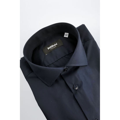 Baldinini Trend Blue Cotton Shirt
