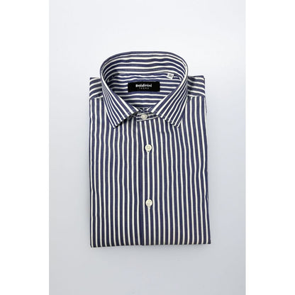 Baldinini Trend Blue Cotton Shirt