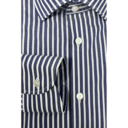 Baldinini Trend Blue Cotton Shirt