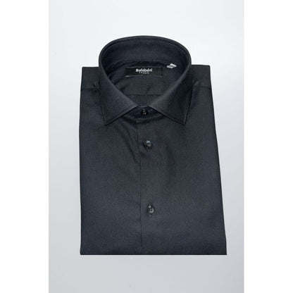 Baldinini Trend Black Cotton Shirt