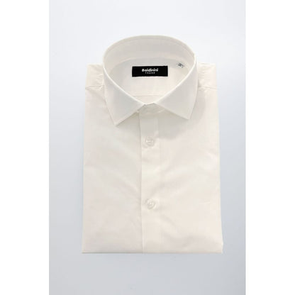 Baldinini Trend White Cotton Shirt