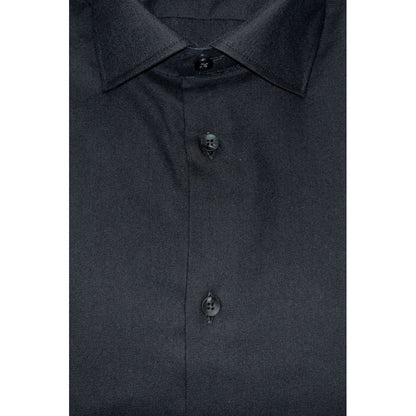 Baldinini Trend Black Cotton Shirt