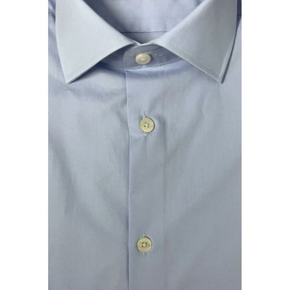 Baldinini Trend Light Blue Cotton Shirt
