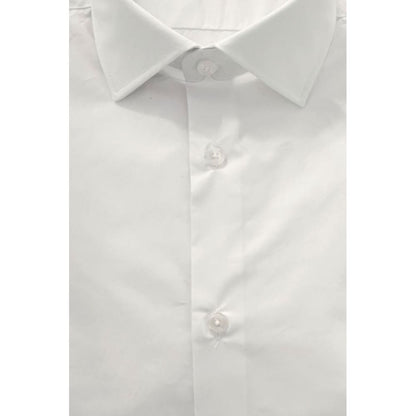 Baldinini Trend White Cotton Shirt