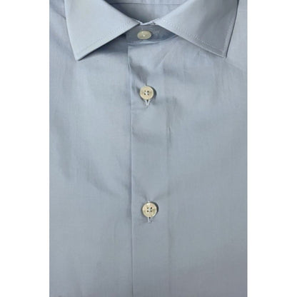 Baldinini Trend Light Blue Cotton Shirt