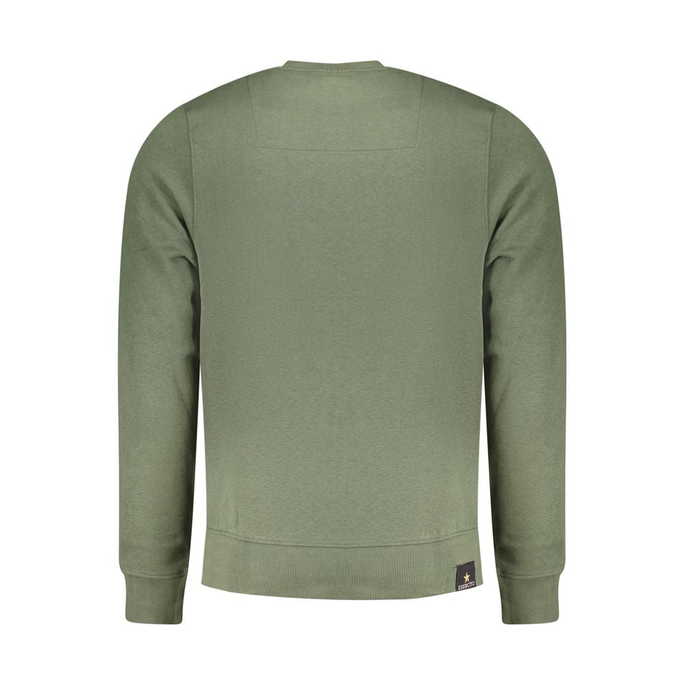 Accademia Militare Green Cotton Sweatshirt