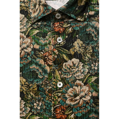 Bagutta Multicolor Cotton Shirt