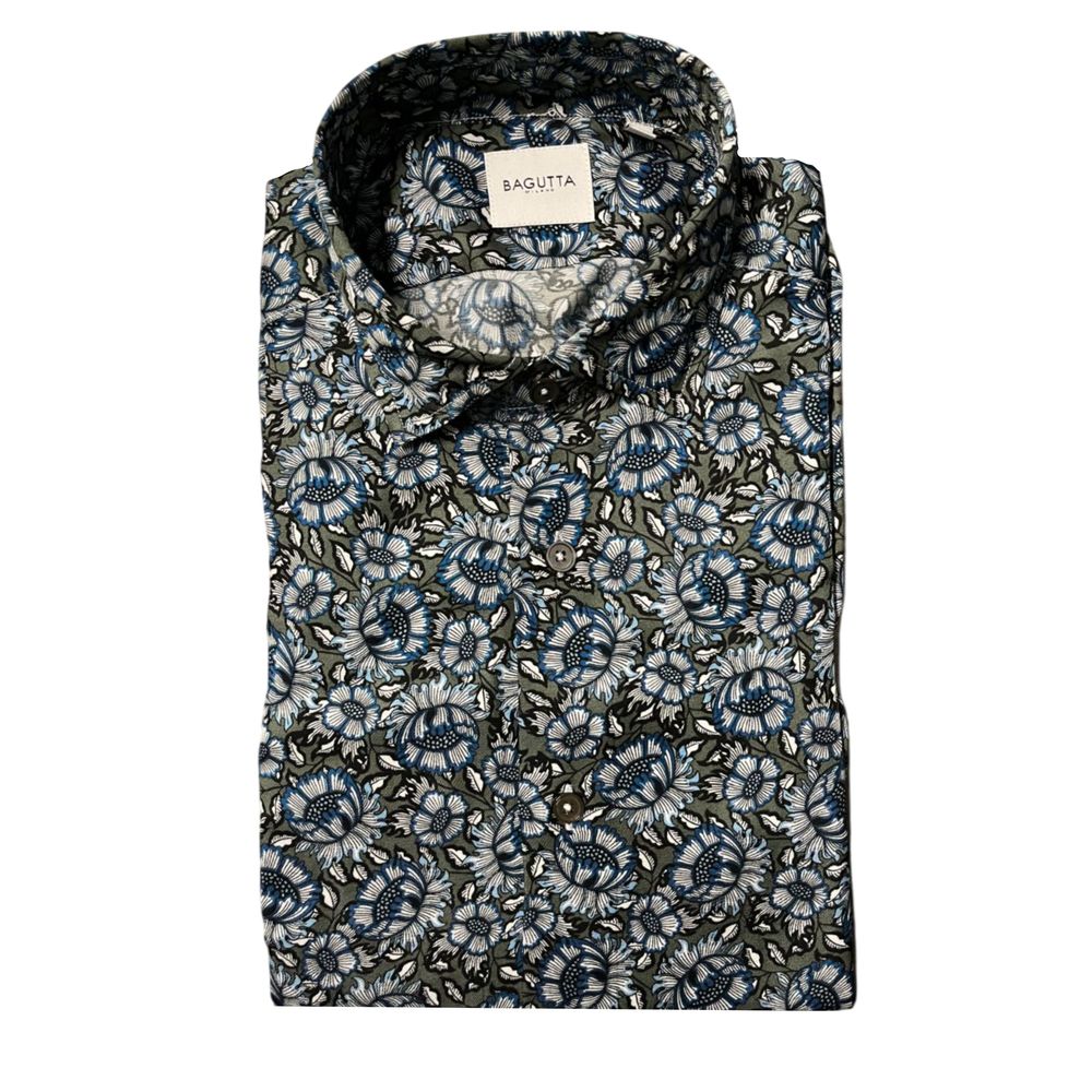 Bagutta Multicolor Cotton Shirt