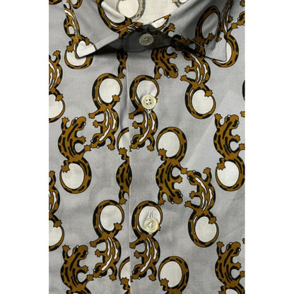 Bagutta Multicolor Cotton Shirt