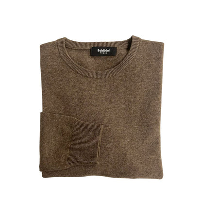 Baldinini Trend Brown Cashmere Sweater